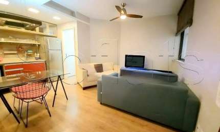 La Residence Paulista lindo e decorado com 1 dormitório e 1 vaga disponível para locação no Jardins.
