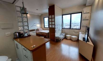 Apto no Tryp Tatuapé disponível para locação com 29m², 01 dormitório e 01 vaga de garagem.