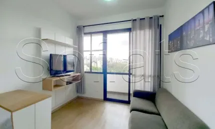 Flat no morumbi contendo 34m², 1 dormitório e 1 vaga de garagem disponível para locação.