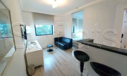 Flat Tryp Higienópolis disponível para venda com 28m², 1 dormitório e 1 vaga de garagem