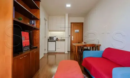Flat Grand Mercure Itaim disponível para venda com 34m², 01 dormitório  e 01 vaga de garagem