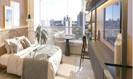 Residencial Nik Faria Lima, apartamento no modelo Studio com 24m² e 1 dormitório