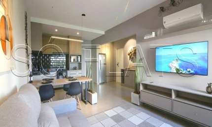 Flat Le Bougainville, disponível para venda com 57m², 1 dormitório e 1 vaga de garagem