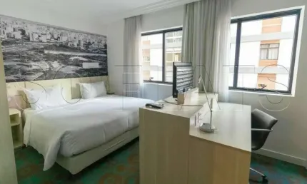 Flat no Radisson Oscar Freire contendo 32m², 1 dormitório e 1 vaga, para locação nos Jardins.