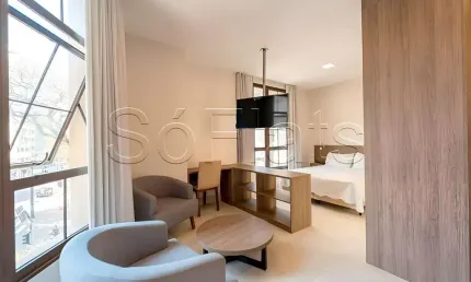 Studio jacques pilon, apartamento no modelo studio disponível para venda com 41m² e 01 dormitório