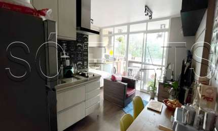 Residencial Viz Ponte Estaiada, studio disponível para locação contendo 35m², 1 dormitório e 1 vaga.