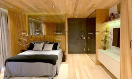 Pininfarina, apartamento de alto padrão disponível para locação com 49m², 1 dormitório e 2 vagas.