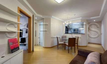 Flat Estanconfor Moema, apto disponível para venda com 57m², 02 dorms e 01 vaga