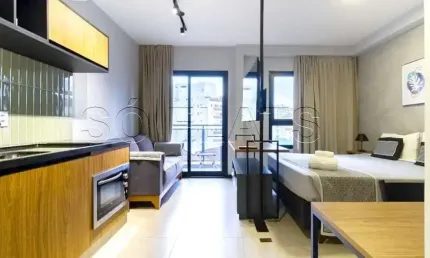 Klubhaus Higienópolis, Studio disponível para venda com 30m², 1 dormitório e 1 vaga