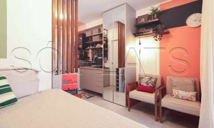 Lindo Residencial Think Home República disponível para venda com 21m² e 1 dormitório
