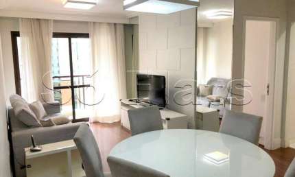 Flat para locação nos Jardins 03 Dorms, 95m² totalmente mobiliado e uma localização privilegiada.