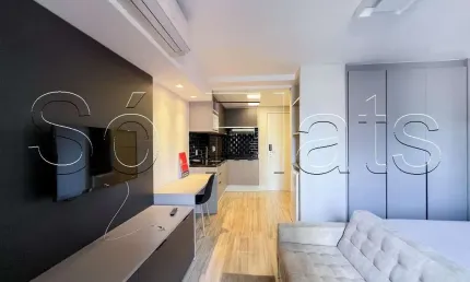 Notting Hill, studio contendo 34m², 1 dormitório e 1 vaga, disponível para locação.
