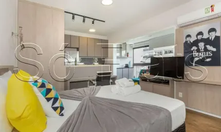 Line up, apartamento no modelo studio disponível para venda com 35m², 1 dormitório e 1 vaga