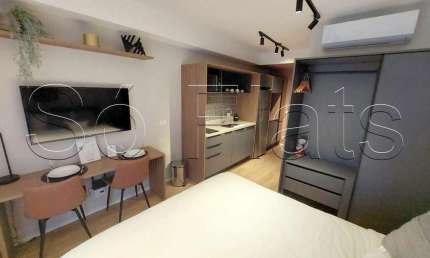 Studio Cyrela For You Moema apto disponível para locação com 30m² e 1 dormitório.