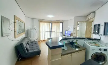Flat Montecattini disponível para venda, mobiliado com 45m², 01 dorm e 01 vaga