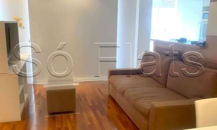 Flat no Diogo Home disponível para locação com 48m², 1 dormitório e 1 vaga de garagem.