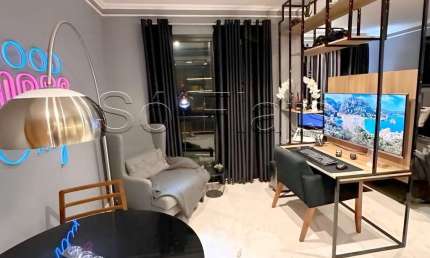 Blue Tree Analia Franco, flat disponível para locação contendo 26m², 1 dormitório e 1 vaga.