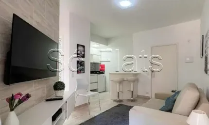Flat stagium studio disponível para venda com 28m² e 01 vaga de garagem