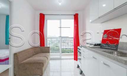 Apartamento estilo studio com 24m² no  Butantã totalmente mobiliado.