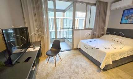 Flat no VN Melo Alves disponível locação 30m², 1 dormitório no bairro do Jardim Paulista.
