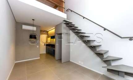 Residencial Alba Studios, Apartamento Duplex disponível para venda com 43m² e 1 dormitório