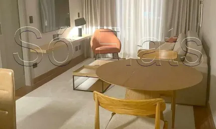 Flat George V Itaim disponivel para venda, com 60m², 1 dormitório e 1 vaga de garagem