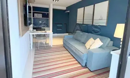 Flat grand mercure itaim disponível para venda com 36m², 01 dormitório  e 01 vaga de garagem