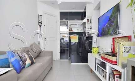 Flat Morumbi Residence, disponível para venda com 40m², 1 dormitório e 1 vaga de garagem