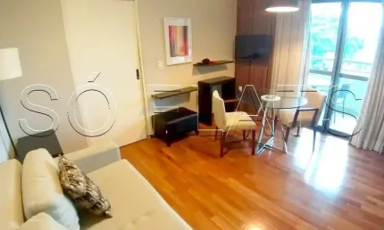 Ótimo apto completo estilo residencial no Brooklin disponível para locação