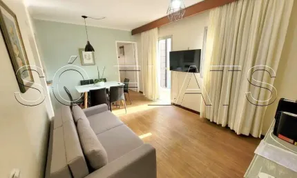 Aptono Paulista Flat I com 46m², 1 dormitório e 1 vaga, disponível para locação nos Jardins.