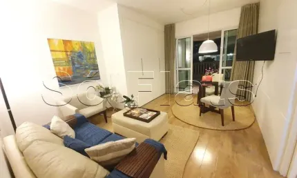 Lindíssimo flat ao estilo garden com aproximadamente 70 m² de área útil com requinte nos serviços.