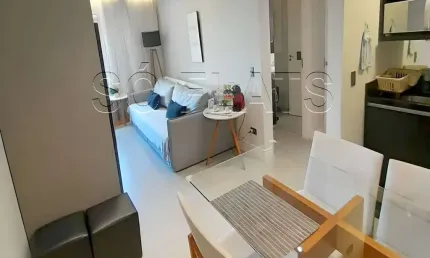 Flat são paulo suíte service disponível para venda com 37m², 1 dormitório e 1 vaga de garagem