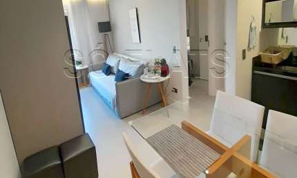 Flat São Paulo Suíte Service disponível para venda com 37m², 1 dormitório e 1 vaga de garagem