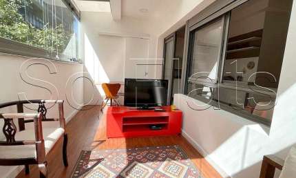Studio Diseno Pinheiros disponível para venda com 32m², 1 dormitório e 1 vaga de garagem.