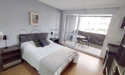VN Gomes de Carvalho, apto disponível para locação contendo 30m², 1 dormitório e 1 vaga.
