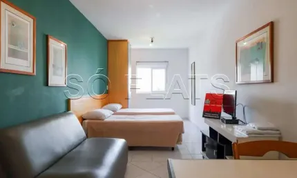 Flat Waldorf disponível para venda com 28m², 1 dormitório e 1 vaga de garagem