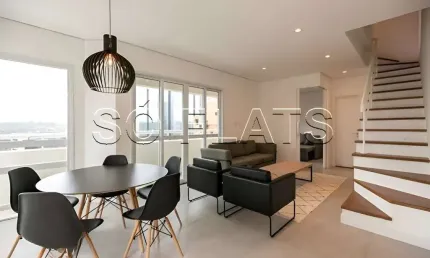 Estanconfor Villa Olímpia, apto Cobertura disponível para venda com 135m², 2 dormitórios e 2 vagas