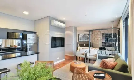 Flat fl residence disponível para venda, apartamento com 66m², 01 dorm e 02 vagas de garagem