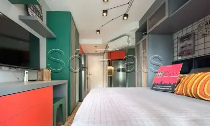 Setin Downtown São Luís, studio disponível para locação com 22m², 01 dormitório e 01 vaga de garage.