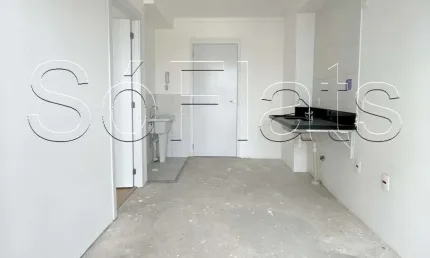 Studio Vibe Vila Olímpia, apartamento com 26m² e 1 dormitório.
