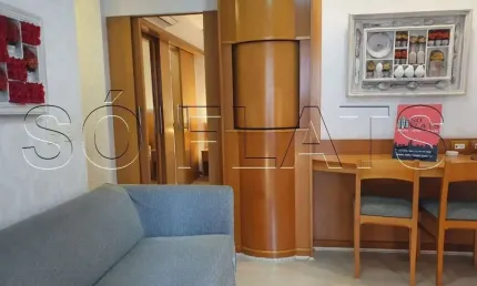 Flat disponível para locação próximo ao Pq do Ibirapuera, com fácil acesso a Avenida Paulista.