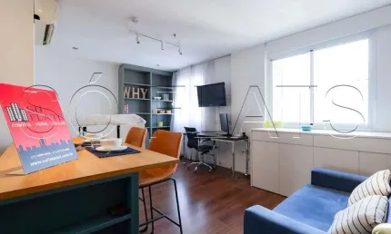 Flat Mercure Vila Olímpia, disponível para venda com 25m², 01 dormitório e 01 vaga