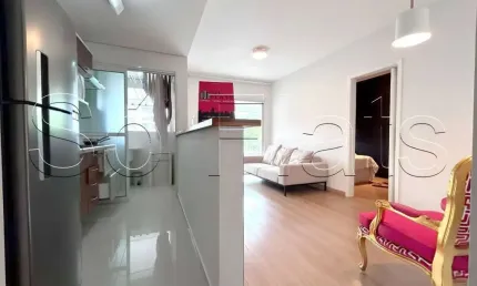 Apto no Ciragan disponível para locação com 55m². 1 dormitório e 1 vaga próximo da Avenida Paulista.