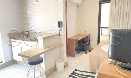 Sun Square Suites Hotel, apartamento para investimento em Goiânia com 27m² e 1 dormitório