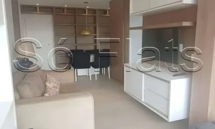 Residencial code berrini, apartamento disponível para locação com 44m², 1 dormitório e 1 vaga.
