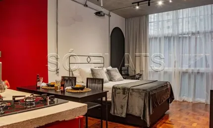 Edifico Copan, Studio disponível para venda com 30m² e 1 dormitório
