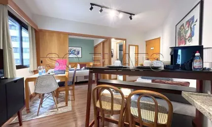 Flat Hampton Park, disponível para venda com 31m², 1 dormitório e 1 vaga de garagem