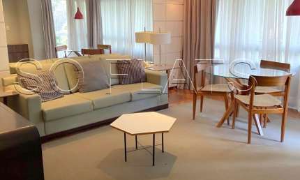 George V Maria Lisboa, apto de alto padrão disponível para locação contendo 66m², 1 dorm e 1 vaga.