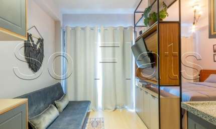 Studio Next One Itaim, flat disponível para locação contendo 27m² e 1 dormitório.