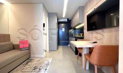 Residencial Hit Itaim, studio disponível para locação, contendo 30m² e 1 dormitório